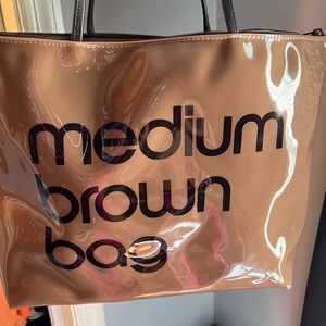 Bloomingdale's Zip Top Medium Brown Bag - 100%
Exclusive
medium brown